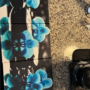 Blue Orchid Canvas Wall Art